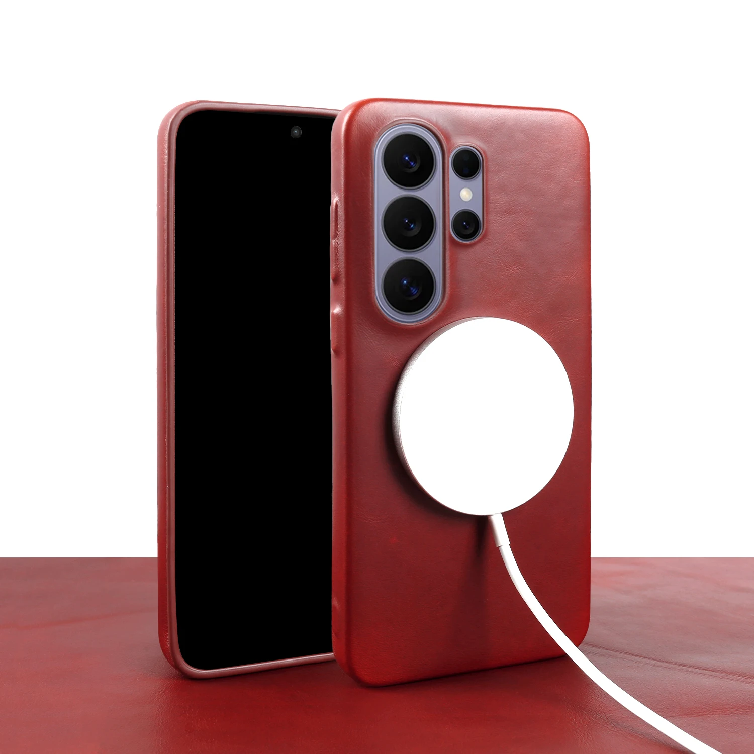 For Magsafe Oil Wax Genuine Leather Magnetic Case For Samsung Galaxy S26 Ultra S25 S23 S24 FE S22 S21 Plus S20 Phone Back Cover
For Magsafe Oil Wax Genuine Leather Magnetic Case For Samsung Galaxy S26 Ultra S25 S23 S24 FE S22 S21 Plus S20 Phone Back Cover