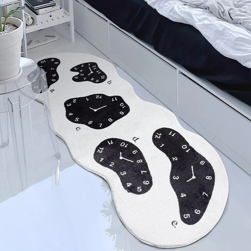 Bedroom Carpet Bedside Floor Mat Long Foot Mats Soft Fluffy Special White Clock Carpets Home Decoration Rug for Living Room
Bedroom Carpet Bedside Floor Mat Long Foot Mats Soft Fluffy Special White Clock Carpets Home Decoration Rug for Living Room