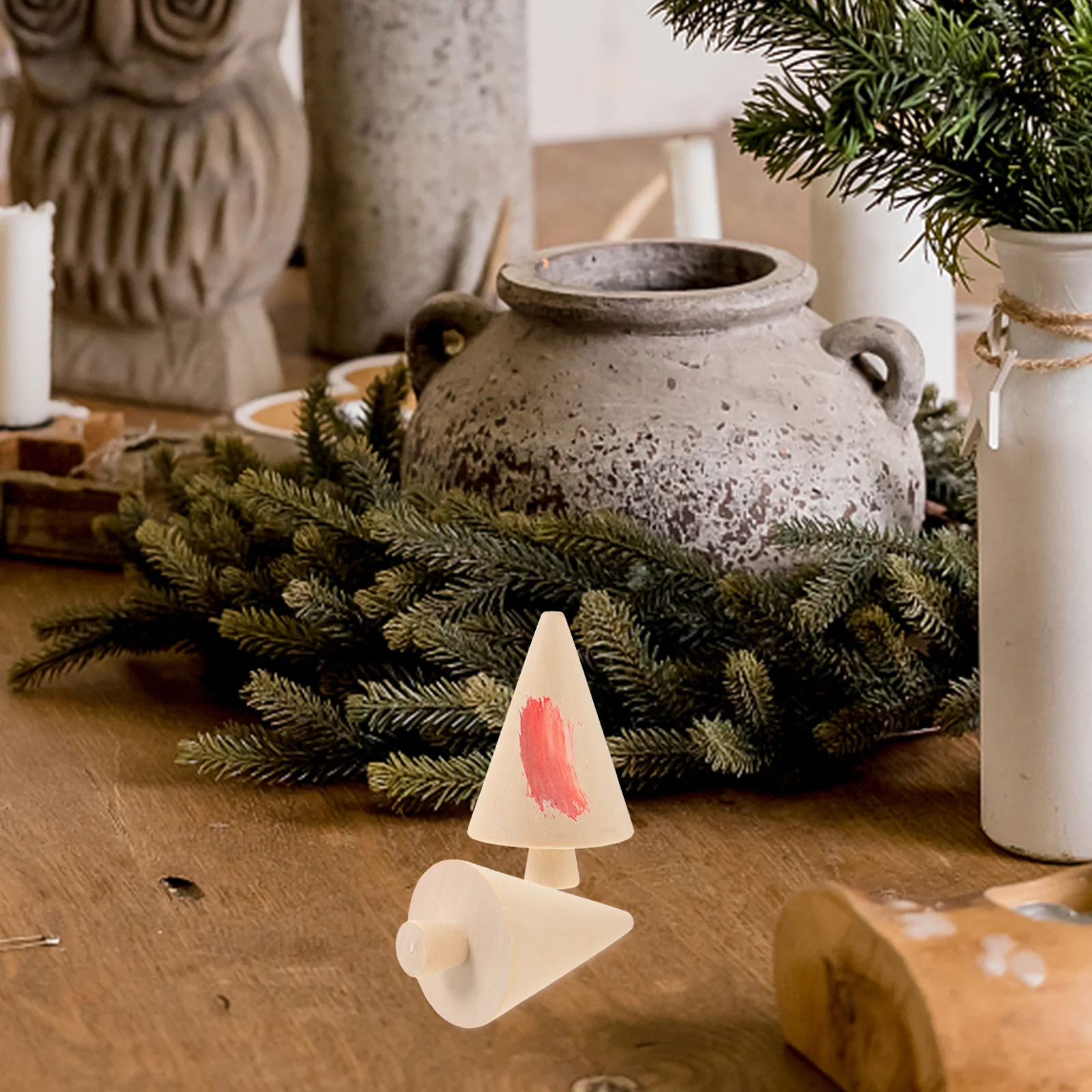 10Pcs Natural Wooden Christmas Trees Acorns DIY Xmas Tree for Valentine Mother Father Day Photo Booth Unfinished Wood
10Pcs Natural Wooden Christmas Trees Acorns DIY Xmas Tree for Valentine Mother Father Day Photo Booth Unfinished Wood