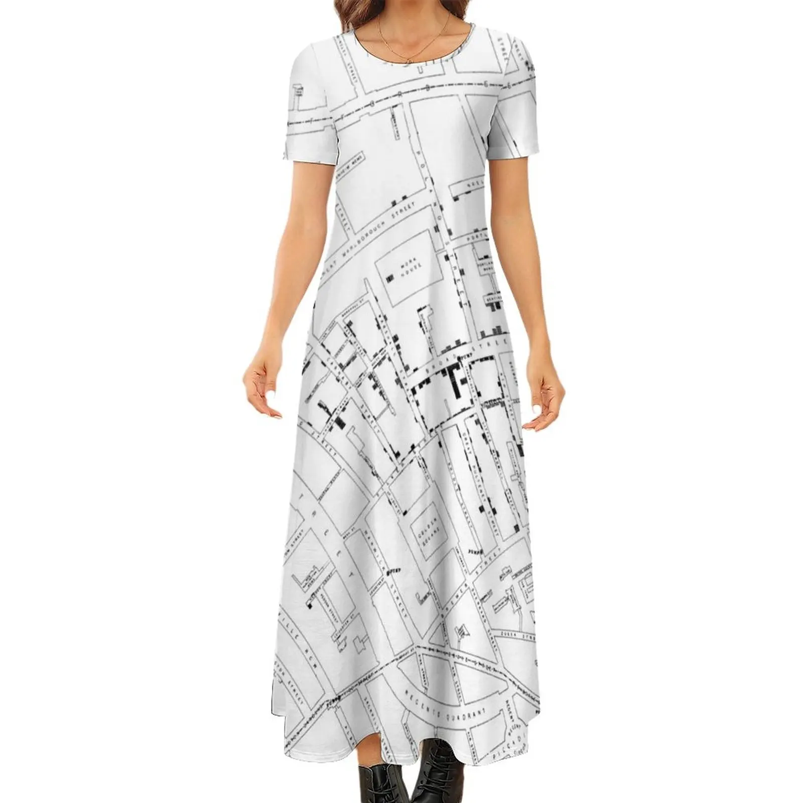 John Snow"s Cholera Map Round Neck Short Sleeve Dress clothes for woman woman dress
John Snow"s Cholera Map Round Neck Short Sleeve Dress clothes for woman woman dress