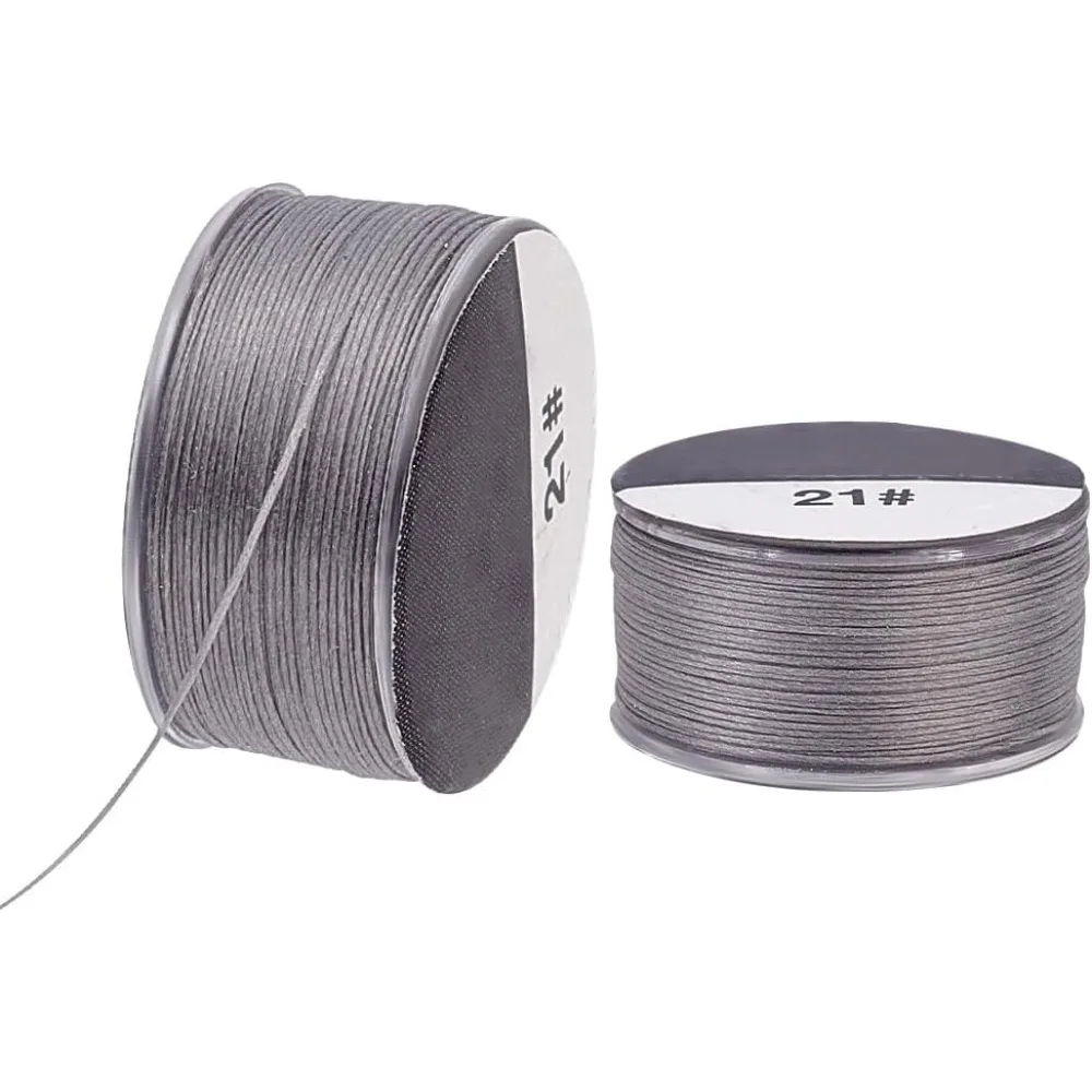2 roll Nylon Beading Thread Seed Bead Thread Nylon String for Jewelry Beading Bracelets Making Dark Gray 0.1mm
2 roll Nylon Beading Thread Seed Bead Thread Nylon String for Jewelry Beading Bracelets Making Dark Gray 0.1mm
