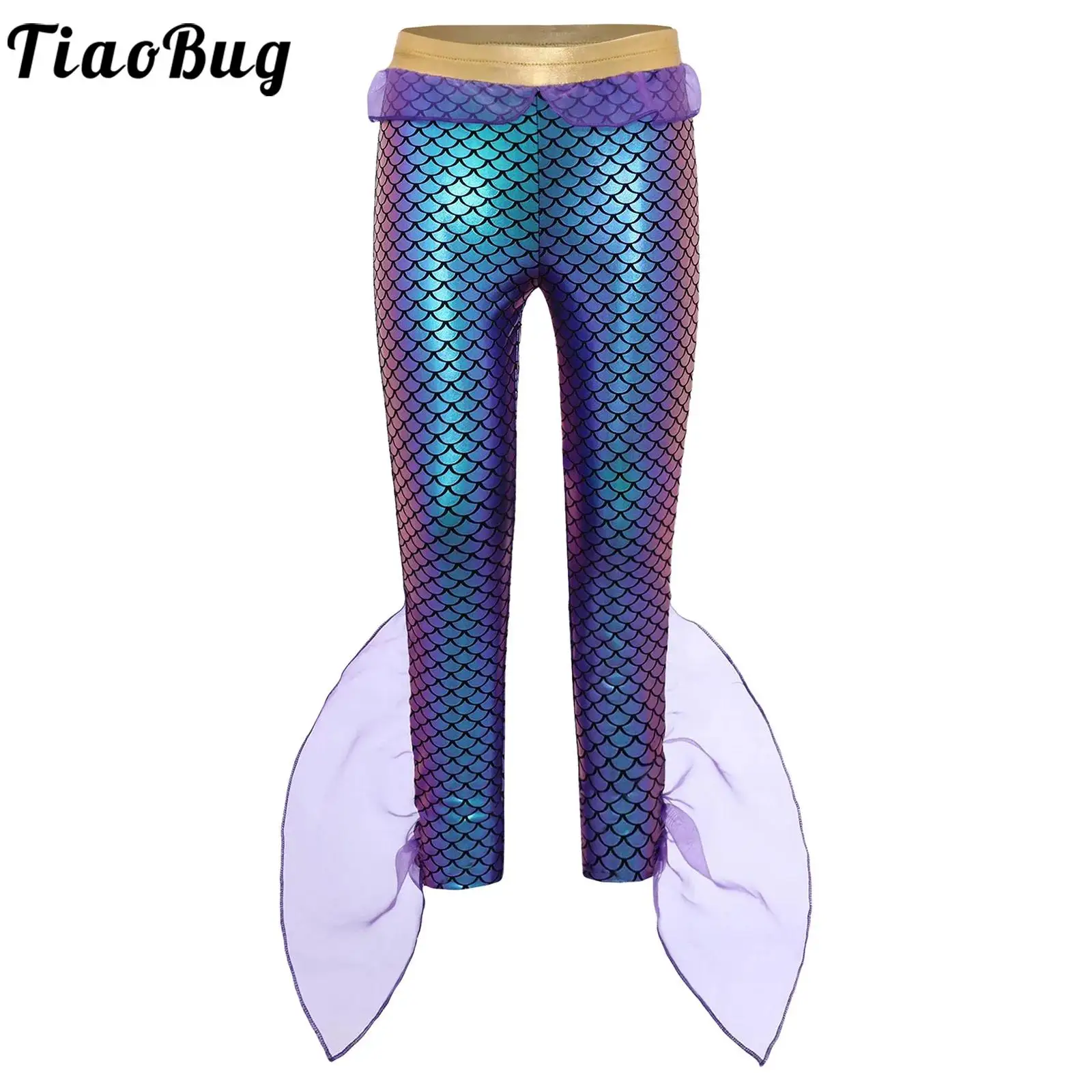 Kids Girls Boys Mermaid Role Play King of the Seas Costume Shiny Fish Scales Print Ruffle Pants for Halloween Cosplay Costume
Kids Girls Boys Mermaid Role Play King of the Seas Costume Shiny Fish Scales Print Ruffle Pants for Halloween Cosplay Costume