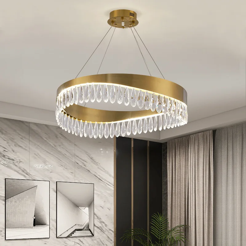 Modern LED Luxury Chandelier Water Drop Crystal Hanging Lighting for Living Room Dining Kitchen Island Pendant Lamp Home Decor
Modern LED Luxury Chandelier Water Drop Crystal Hanging Lighting for Living Room Dining Kitchen Island Pendant Lamp Home Decor
