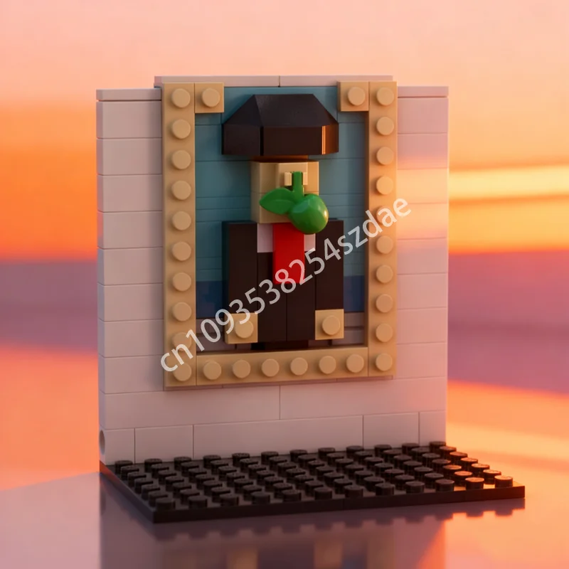 82pcs MOC Son Man Rene Magritte Gallery Model Building Blocks Construction Assemble DIY Toys Idea Christmas Gifts Brick Kids
82pcs MOC Son Man Rene Magritte Gallery Model Building Blocks Construction Assemble DIY Toys Idea Christmas Gifts Brick Kids