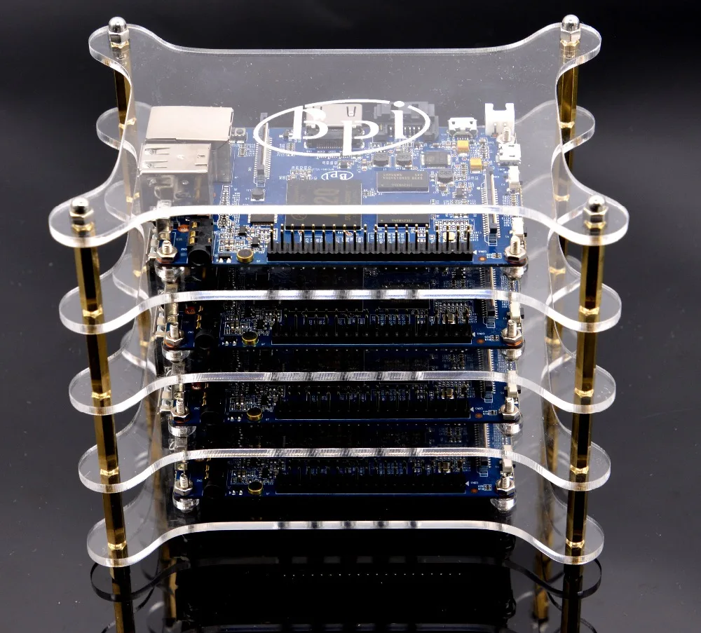 Newest Good quality four- layer Acrylic clear case/Box compatible with Banana Pi M1,M1+,M2,M3 Board
Newest Good quality four- layer Acrylic clear case/Box compatible with Banana Pi M1,M1+,M2,M3 Board