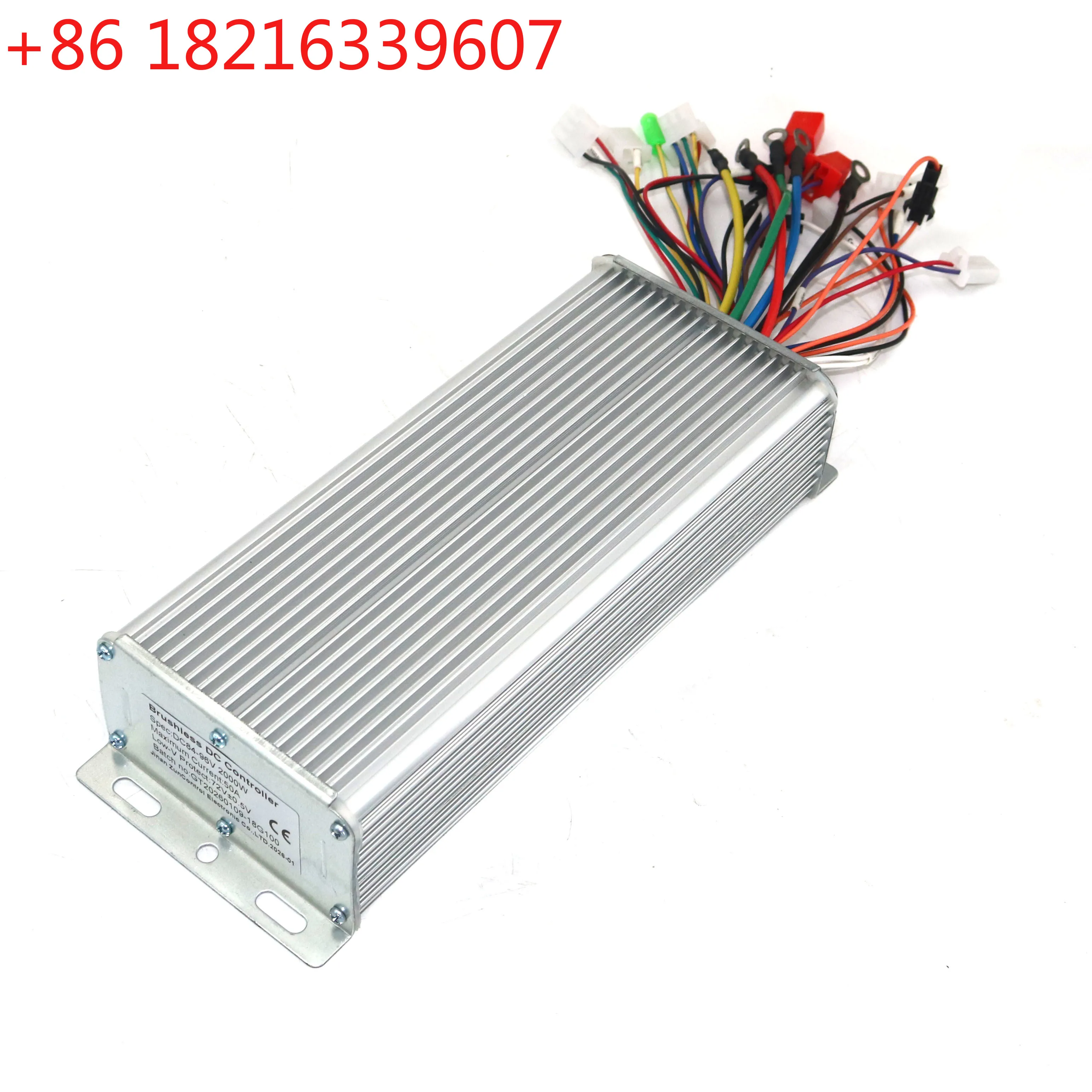 TAO Sensor/Sensorless Dual Mode 84-96V 2000W 50A BLDC Motor Controller E-bike Brushless Speed Controller
TAO Sensor/Sensorless Dual Mode 84-96V 2000W 50A BLDC Motor Controller E-bike Brushless Speed Controller
