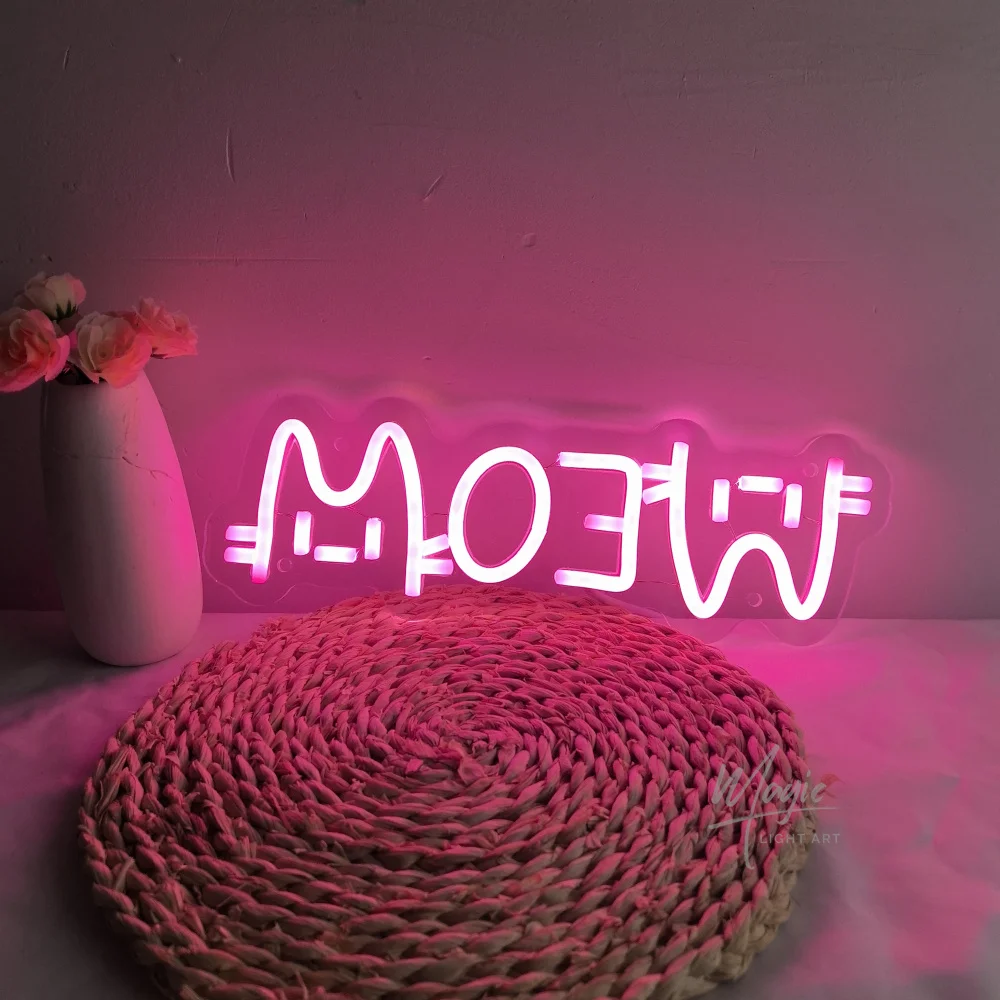 Неоновая вывеска Pink Meow, милый светодиодный неоновый декор, подходит для спальни, магазина товаров для кошек, ресторана, кухни, мужской комнаты, домашнего бара.
Неоновая вывеска Pink Meow, милый светодиодный неоновый декор, подходит для спальни, магазина товаров для кошек, ресторана, кухни, мужской комнаты, домашнего бара.