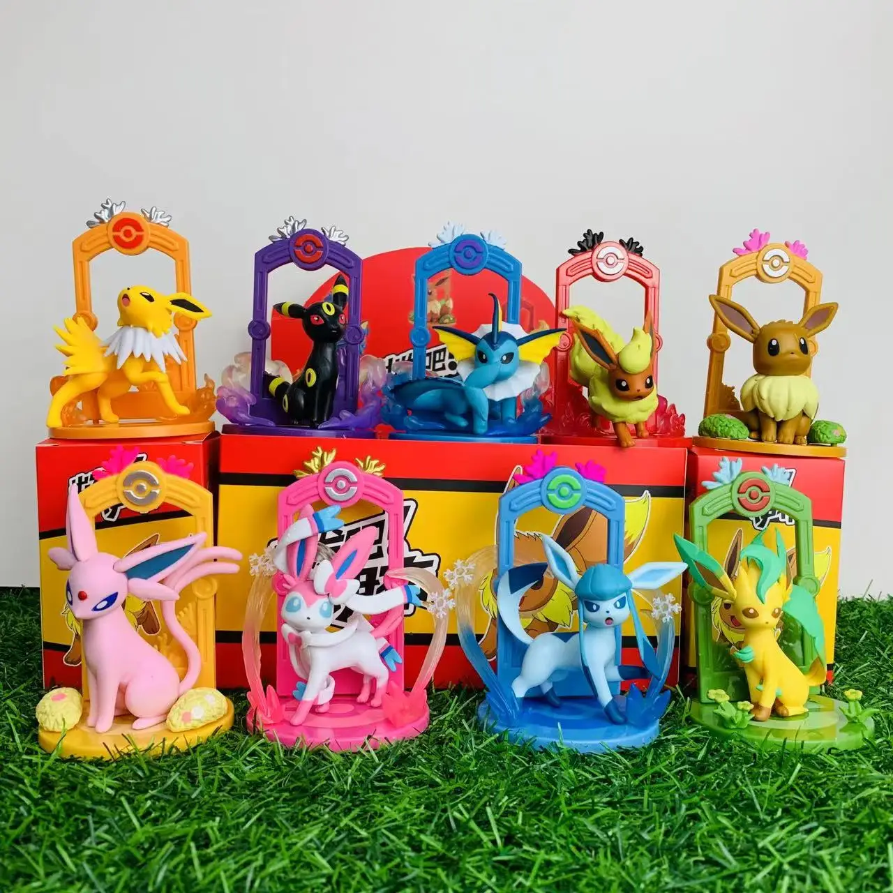 Set Pokemon Eeveelution Figure Set Eevee Sylveon Espeon Glaceon Leafeon Box Anime Figure Toy Blind Box Children's Birthday Gift
Set Pokemon Eeveelution Figure Set Eevee Sylveon Espeon Glaceon Leafeon Box Anime Figure Toy Blind Box Children's Birthday Gift