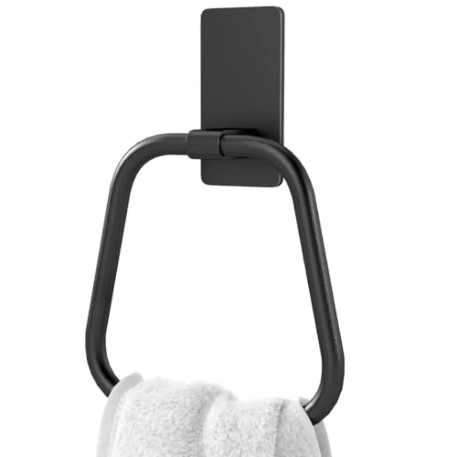 Adhesive Hand Towel Holder for Bathroom, Aluminum No Drill Wall Mounted Towel Ring, Easy Install for Bathroom and Kitchen
Adhesive Hand Towel Holder for Bathroom, Aluminum No Drill Wall Mounted Towel Ring, Easy Install for Bathroom and Kitchen