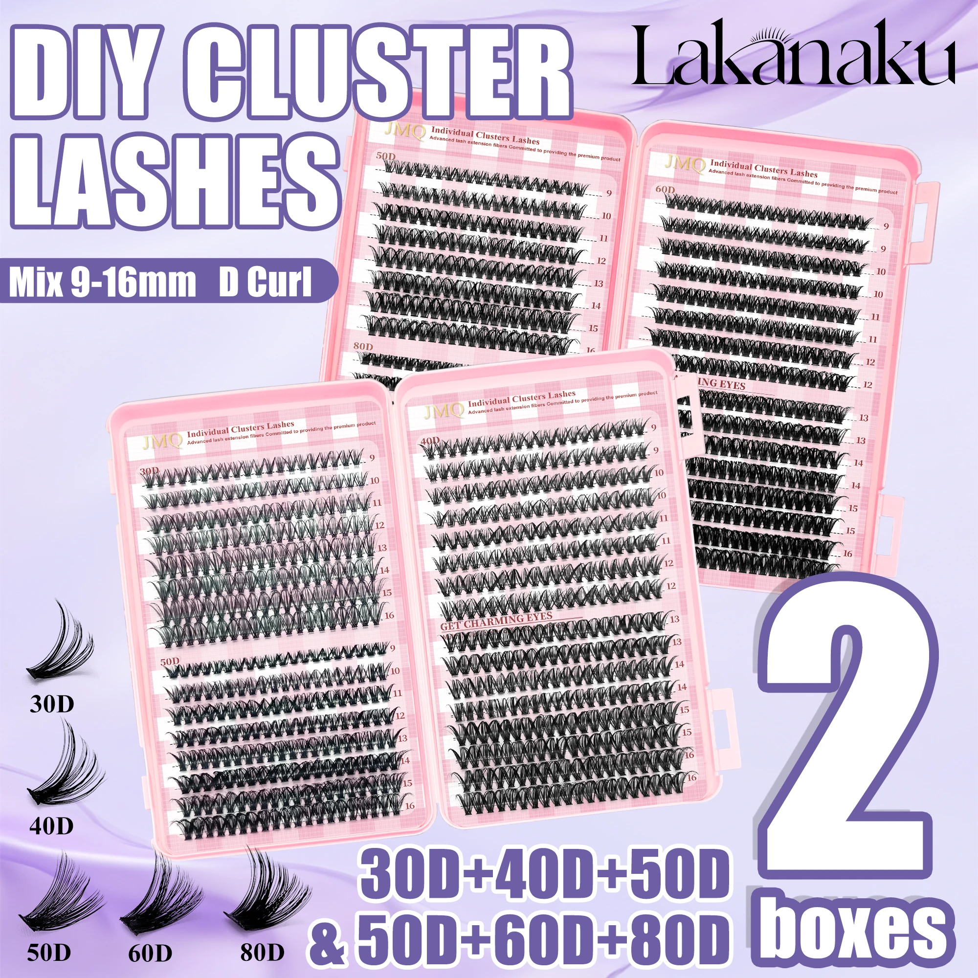 Multiple Boxes DIY 5D Fluffy Lash Clusters 60D/80D/100D Thick Clusters Wispy Individual Lashes 10-16mm Cluster Eyelash Extension
Multiple Boxes DIY 5D Fluffy Lash Clusters 60D/80D/100D Thick Clusters Wispy Individual Lashes 10-16mm Cluster Eyelash Extension