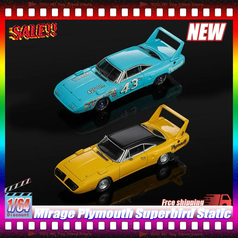 New 1:64 Mirage Plymouth Superbird Static Alloy Die-Cast Car Model Collectible For Car Enthusiasts Home Display Decoration Toy
New 1:64 Mirage Plymouth Superbird Static Alloy Die-Cast Car Model Collectible For Car Enthusiasts Home Display Decoration Toy