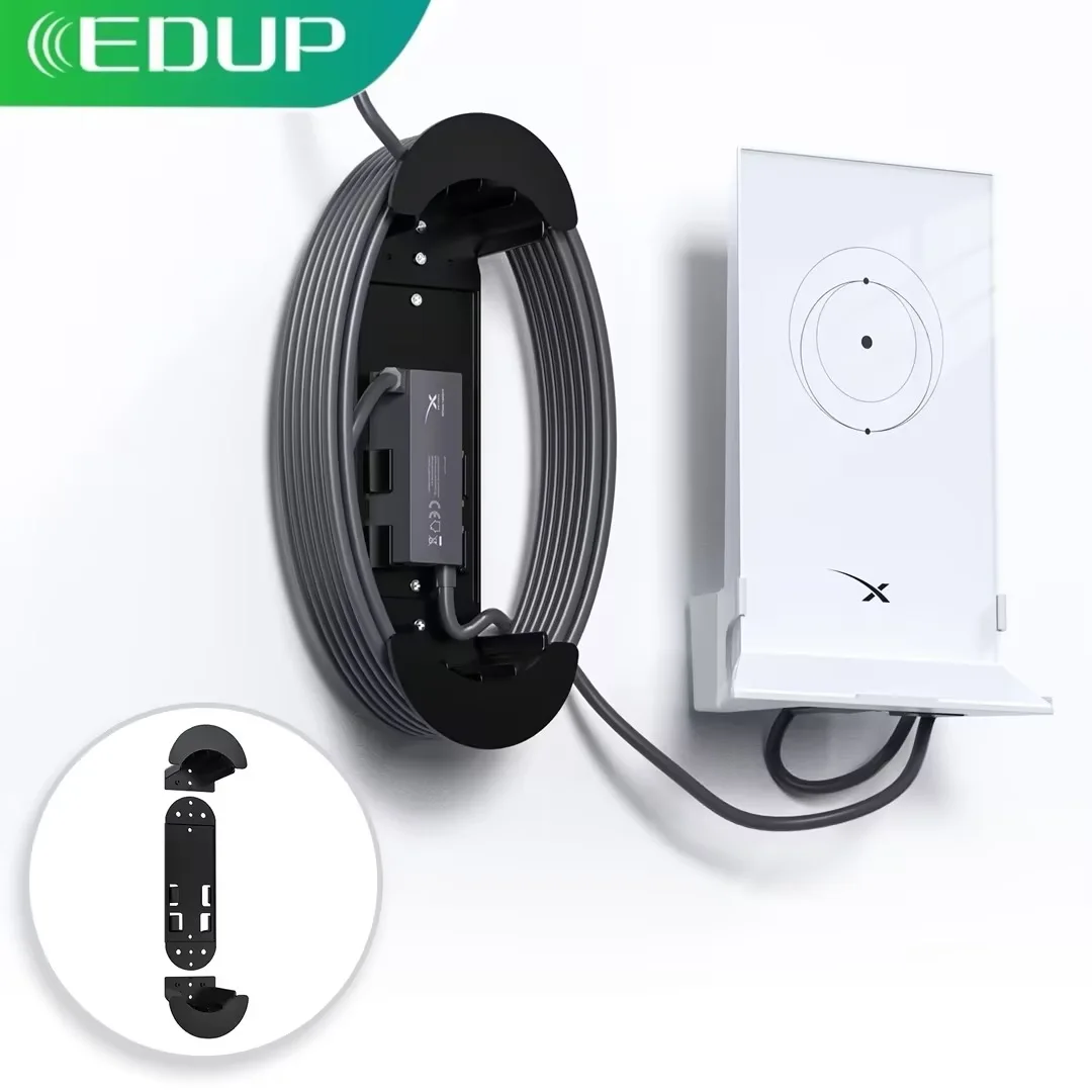 EDUP SK0003 Starlink Cable Storage Bracket Mounting Kit ABS Stability Starlink Cable Management Accessory for Starlink Ethernet
EDUP SK0003 Starlink Cable Storage Bracket Mounting Kit ABS Stability Starlink Cable Management Accessory for Starlink Ethernet