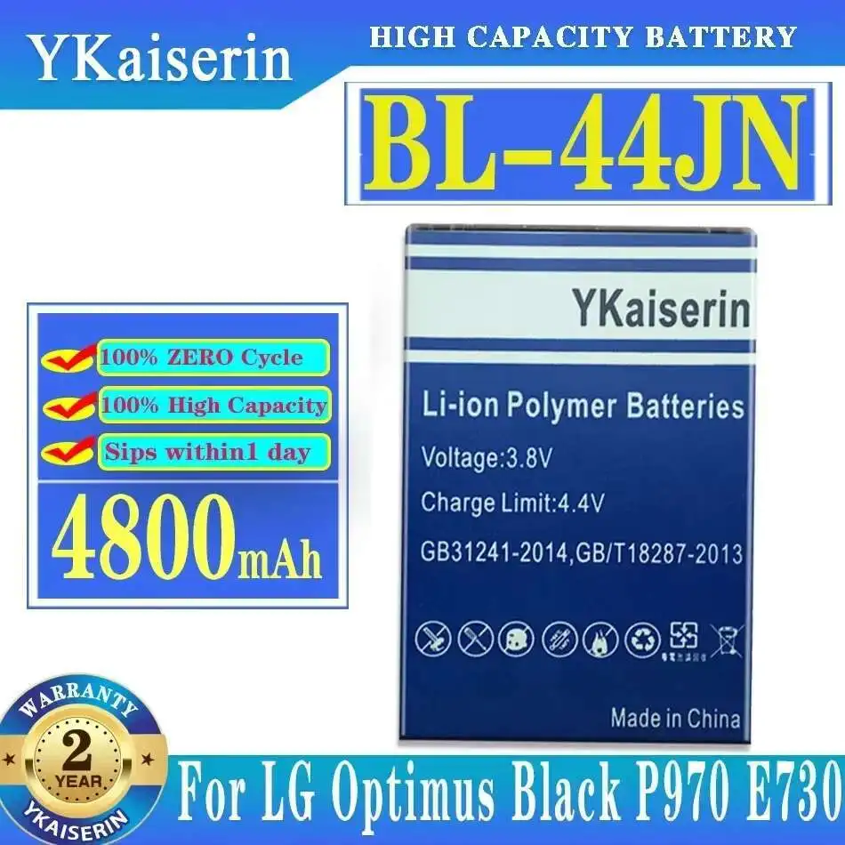 BL-44JN для LG Optimus Black P970 E730 P690 P693 E510 E610 E612 E615 C660 MS840 BL 44JN 4800 мАч Стабильный аккумулятор для мобильного телефона
BL-44JN для LG Optimus Black P970 E730 P690 P693 E510 E610 E612 E615 C660 MS840 BL 44JN 4800 мАч Стабильный аккумулятор для мобильного телефона