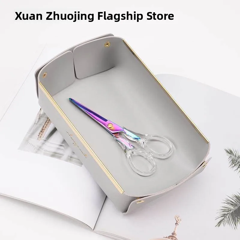 Nordic Gold Leather Storage Box Key Remote Control Organizer Tray Entrance Door Desktop Cluttered Space Solution
Nordic Gold Leather Storage Box Key Remote Control Organizer Tray Entrance Door Desktop Cluttered Space Solution