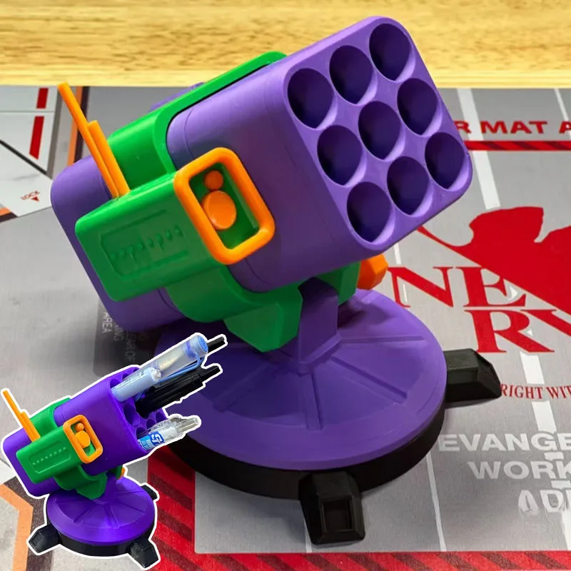 Evangelion 3D Printing Pen Holder Transmitter Shape Storage Box Rotatable Plastic Frosted Pen Holder Creative Desktop Ornaments
Evangelion 3D Printing Pen Holder Transmitter Shape Storage Box Rotatable Plastic Frosted Pen Holder Creative Desktop Ornaments