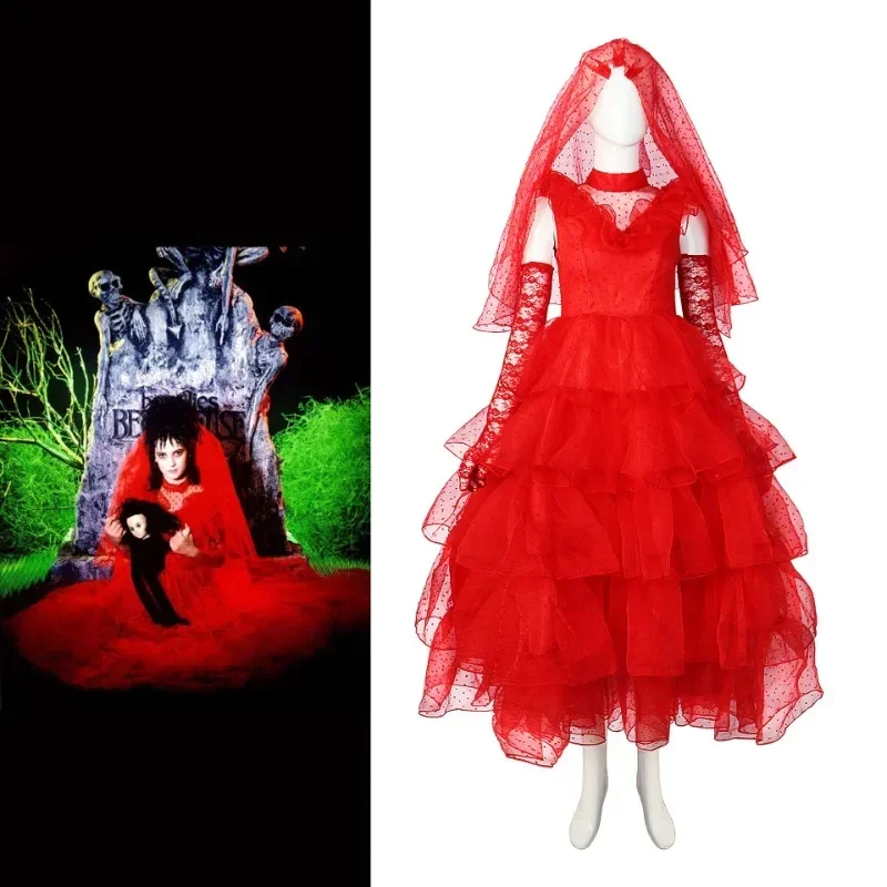 Fc6halloween Lydia cosplay costume red wedding dress movie beetle cos costume women outfits horrible suit adult fancy Dres @ fc8
Fc6halloween Lydia cosplay costume red wedding dress movie beetle cos costume women outfits horrible suit adult fancy Dres @ fc8