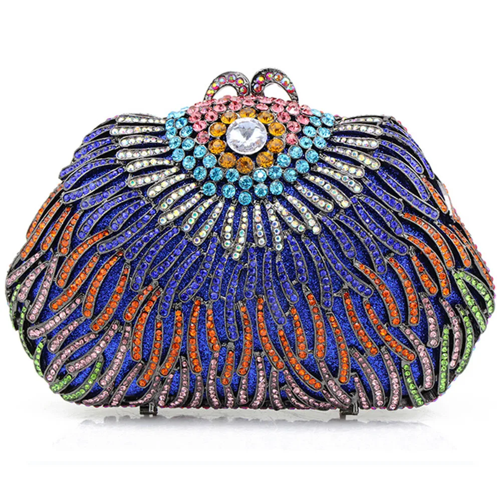 Sky Blue Crystal Evening Bag Silver Metal Luxury Diamond Women Wedding Party Clutch Rhinestone Banquet Prom Handbags
Sky Blue Crystal Evening Bag Silver Metal Luxury Diamond Women Wedding Party Clutch Rhinestone Banquet Prom Handbags