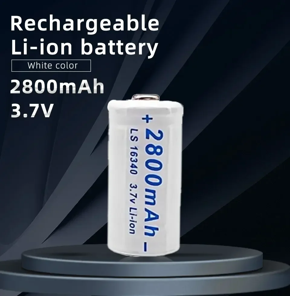 2024 NEW CR123A RCR 123 ICR 16340 Battery 2800mAh 3.7V Safety Camera Rechargeable Battery Lithium Ion L70 Plus Charger
2024 NEW CR123A RCR 123 ICR 16340 Battery 2800mAh 3.7V Safety Camera Rechargeable Battery Lithium Ion L70 Plus Charger