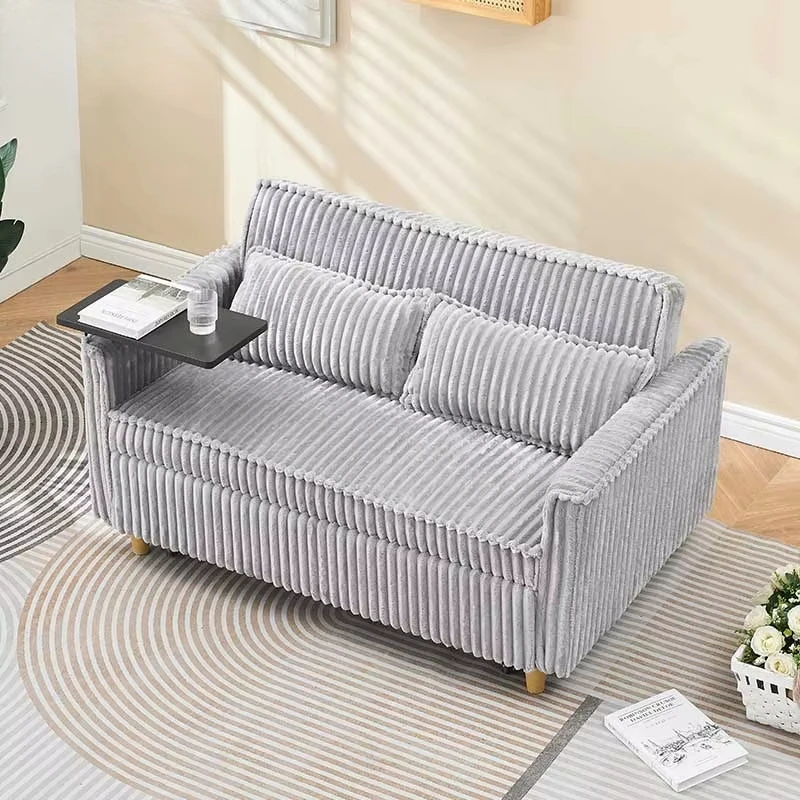Modern Design Corduroy Dual Purpose Sofa Bed Removable Tabletop
Modern Design Corduroy Dual Purpose Sofa Bed Removable Tabletop