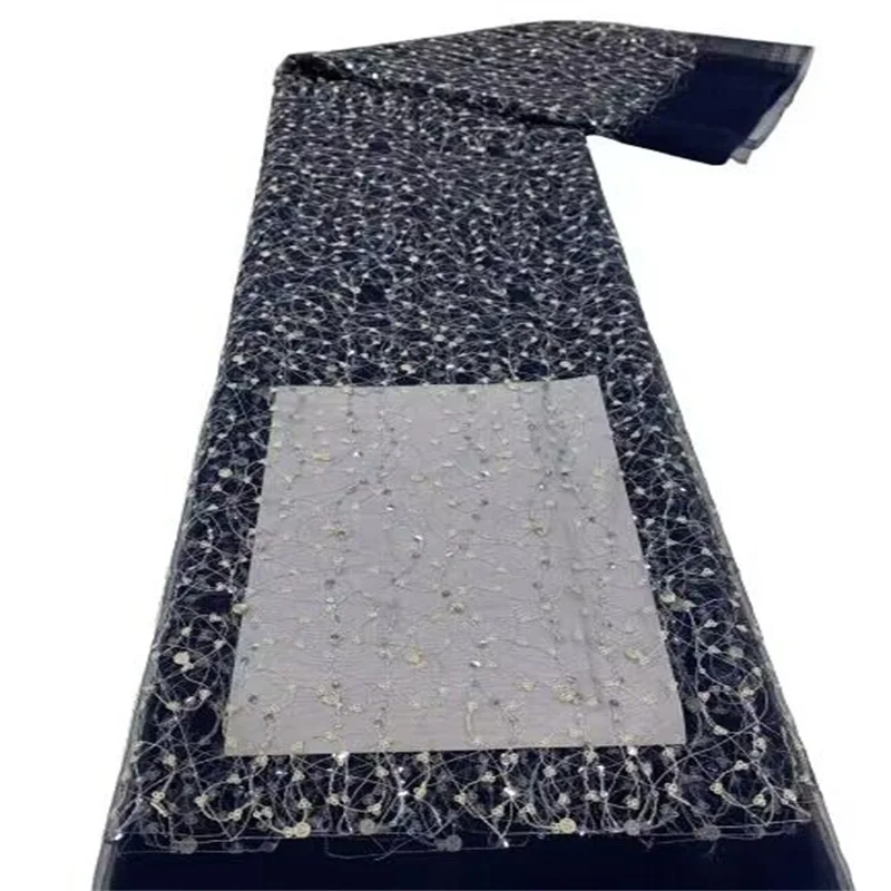 BlUE Hot Sale Sequin Lace Fabrics African Lace Fabric High Quality Nigeria French Tulle Mesh Lace Fabric for Bridal Material
BlUE Hot Sale Sequin Lace Fabrics African Lace Fabric High Quality Nigeria French Tulle Mesh Lace Fabric for Bridal Material