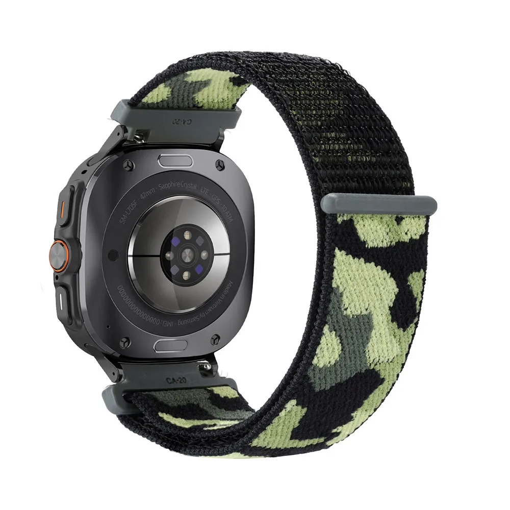 Камуфляжные ремешки для Samsung Galaxy Watch Ultra, ремешок 47 мм, нейлоновый ремешок на липучке
Камуфляжные ремешки для Samsung Galaxy Watch Ultra, ремешок 47 мм, нейлоновый ремешок на липучке