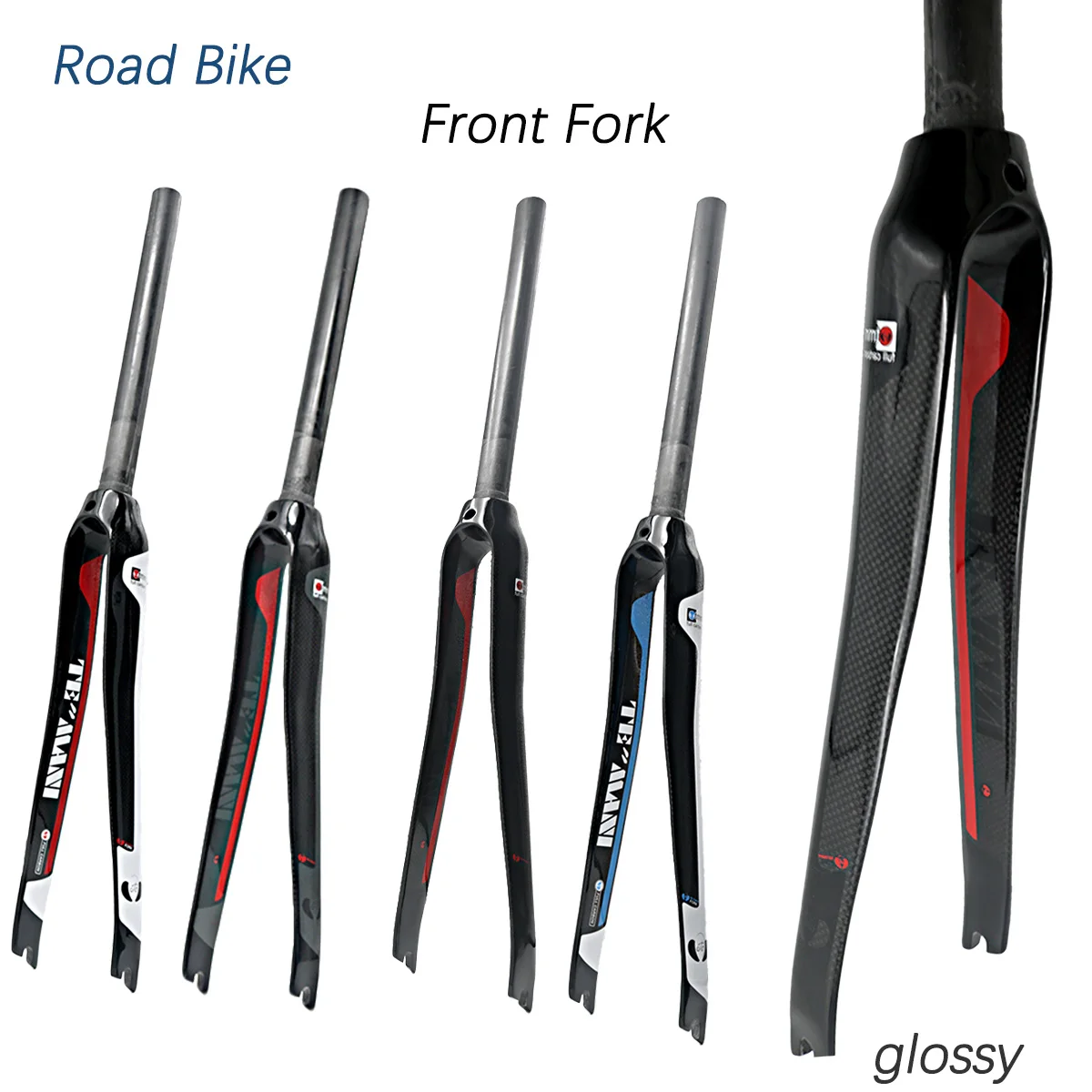 TEMANI 700C Racing Road bike 3K carbon fibre bicycle fork carbon front fork Track Fixed Gear hard fork 4 colors
TEMANI 700C Racing Road bike 3K carbon fibre bicycle fork carbon front fork Track Fixed Gear hard fork 4 colors
