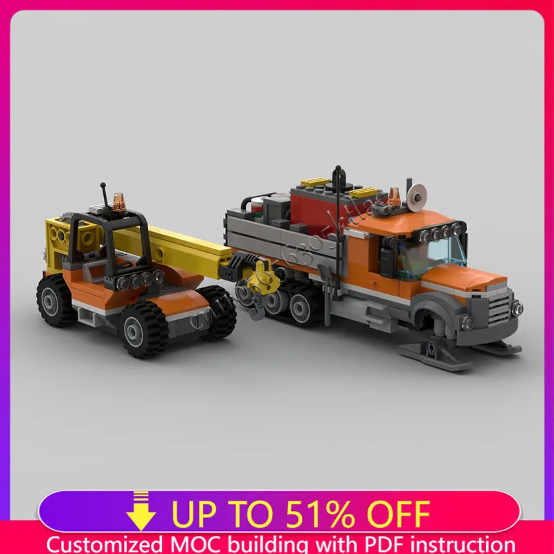 405PCS City Car Model Moc Building Bricks Arctic Half-Track Telehandler Technology Modular Gift Christmas Toys DIY Sets Assembly
405PCS City Car Model Moc Building Bricks Arctic Half-Track Telehandler Technology Modular Gift Christmas Toys DIY Sets Assembly