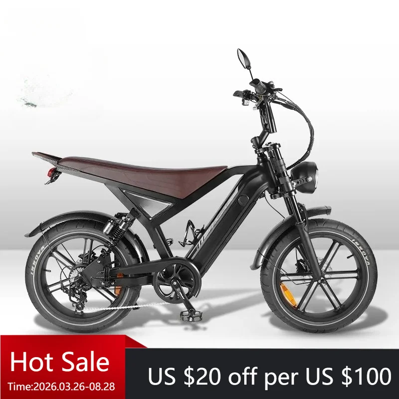 Tc Suitable for GT20 20-inch electric mountain bike - lithium battery disc brake 250W brushless motor 48V 15Ah European standard
Tc Suitable for GT20 20-inch electric mountain bike - lithium battery disc brake 250W brushless motor 48V 15Ah European standard