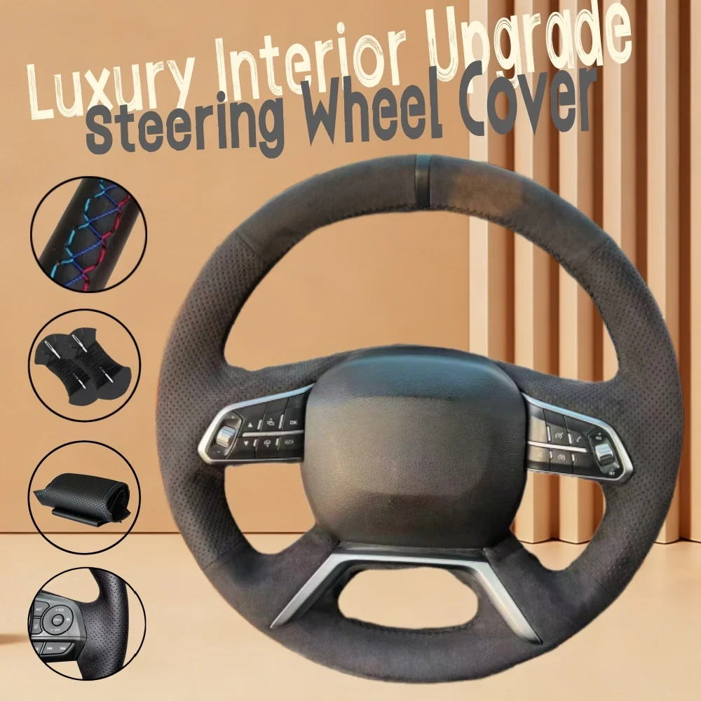 Индивидуальный нескользящий комфортный чехол из замши для руля автомобиля Fiesta Ranger 2020, чехол-накладка на руль для Haval H6
Индивидуальный нескользящий комфортный чехол из замши для руля автомобиля Fiesta Ranger 2020, чехол-накладка на руль для Haval H6