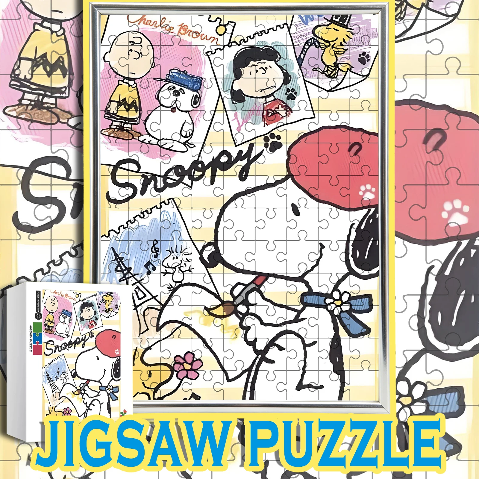 Peanuts Characters Sketch Collage Snoopy Art Scene Puzzle 108-1000pcs Home Decor
Peanuts Characters Sketch Collage Snoopy Art Scene Puzzle 108-1000pcs Home Decor