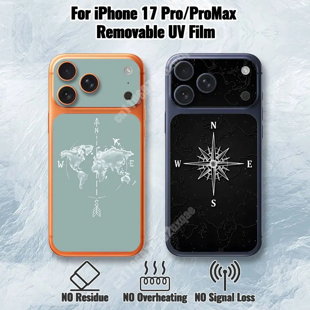 Compass Global Adventure Removable UV Film for iPhone 17 Pro 17 ProMax Protective Sticker
Compass Global Adventure Removable UV Film for iPhone 17 Pro 17 ProMax Protective Sticker