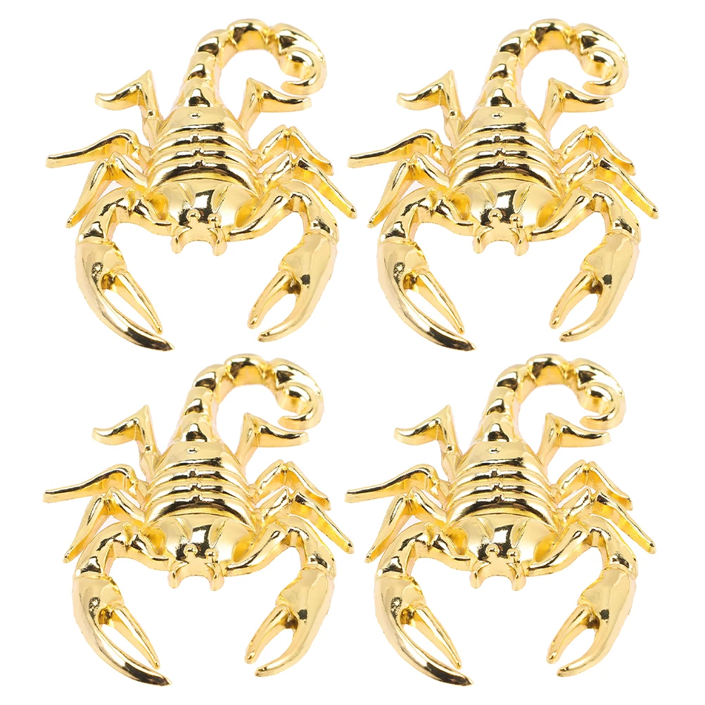 4pcs Car Decals 3D Scorpion Sticker Metal Automotive Exterior Decoration Badge Decal For Vehicles Durable Long Lasting Easy 
4pcs Car Decals 3D Scorpion Sticker Metal Automotive Exterior Decoration Badge Decal For Vehicles Durable Long Lasting Easy