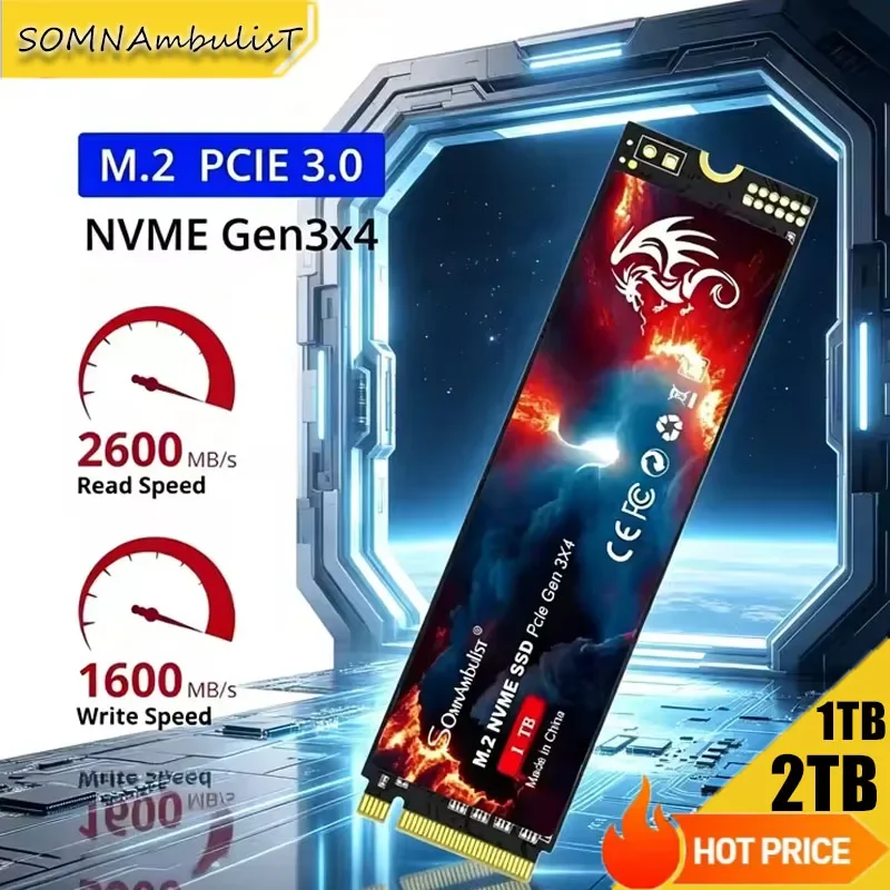 SomnAmbulist SSD M2 NVME 128GB 256GB 512GB 1TB SSD M.2 2280 PCIe 3.0 Internal Solid State Drive For Laptop Desktop Game Console
SomnAmbulist SSD M2 NVME 128GB 256GB 512GB 1TB SSD M.2 2280 PCIe 3.0 Internal Solid State Drive For Laptop Desktop Game Console