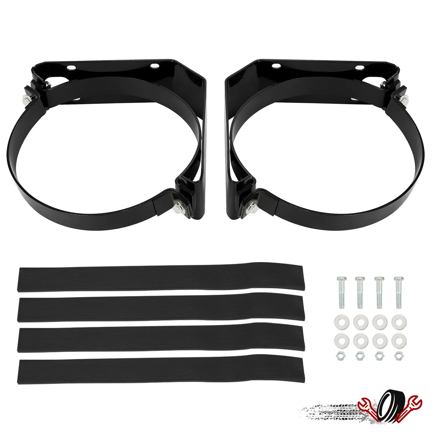 Universal Fuel Tank Bracket Strap for 100lb 15.3" Propane Black Heavy Duty Steel
Universal Fuel Tank Bracket Strap for 100lb 15.3" Propane Black Heavy Duty Steel