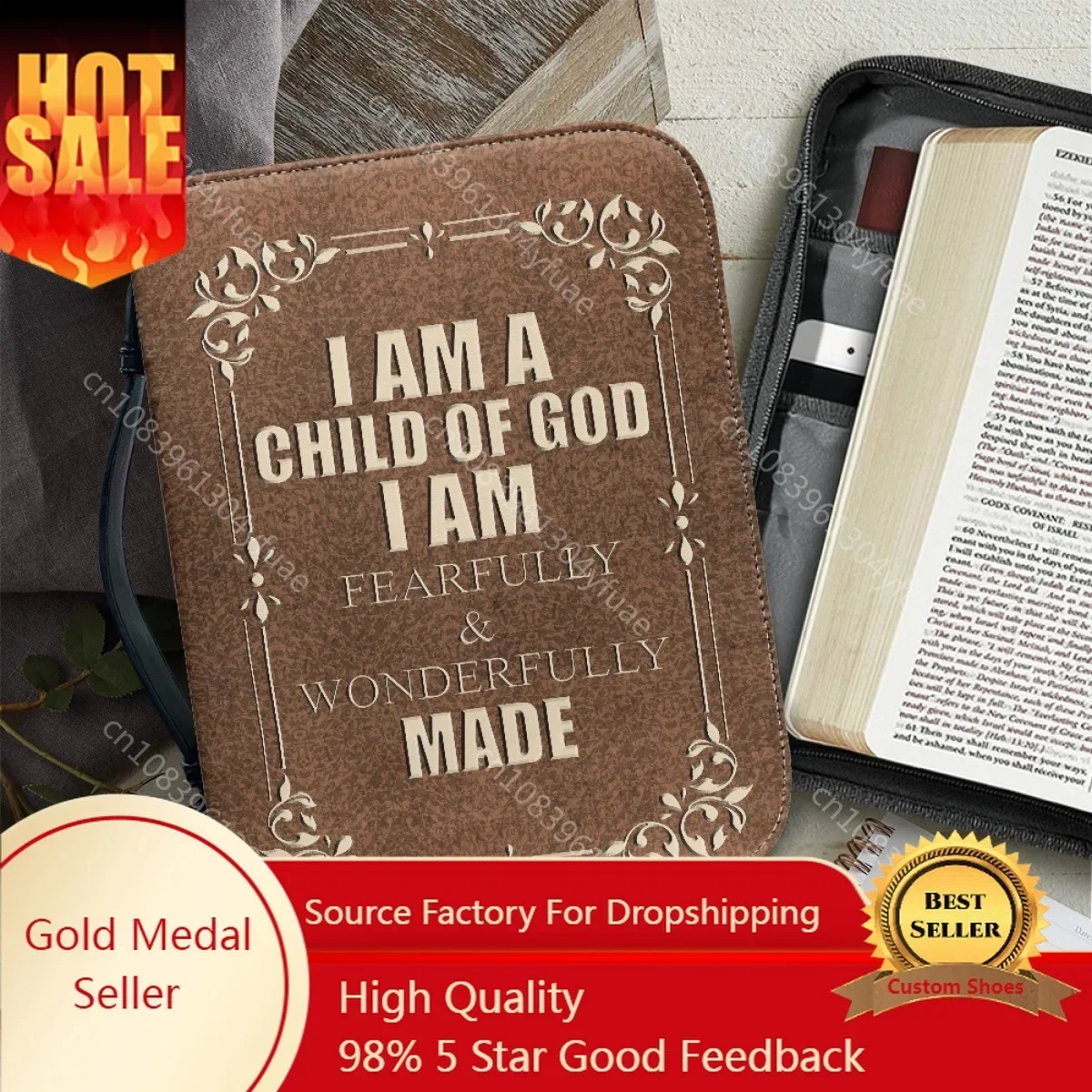 Christianity Women's Bible Bag Classic Leather Bible Hymns Print Bible Cover Case Practical Storage Bags Paquete Bíblico
Christianity Women's Bible Bag Classic Leather Bible Hymns Print Bible Cover Case Practical Storage Bags Paquete Bíblico