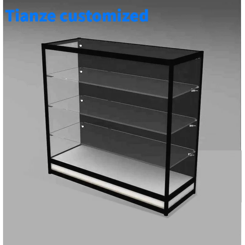 (Customized) Aluminum Frame Retail Shop Glass Display Counter LED Lockable Smoke Shop Glass Showcase
(Customized) Aluminum Frame Retail Shop Glass Display Counter LED Lockable Smoke Shop Glass Showcase