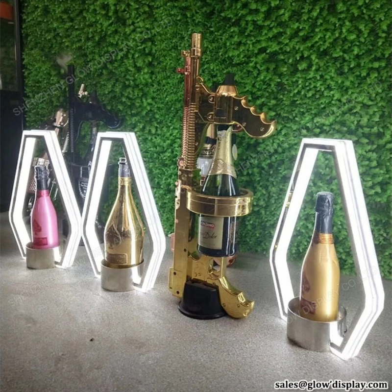 Rechargable Stainless Steel Acrylic LED Champagne Glorifier Display VIP Bottle Presenter
Rechargable Stainless Steel Acrylic LED Champagne Glorifier Display VIP Bottle Presenter
