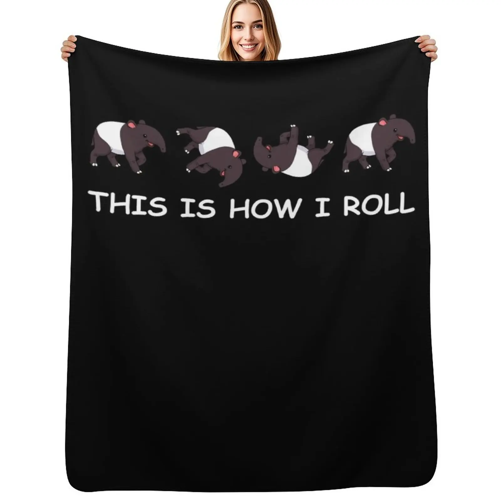 This Is How I Roll Funny Tapir Shirt Women Men Tapir Throw Blanket Multi Purpose Soft Warm Blanket for Home Travel
This Is How I Roll Funny Tapir Shirt Women Men Tapir Throw Blanket Multi Purpose Soft Warm Blanket for Home Travel