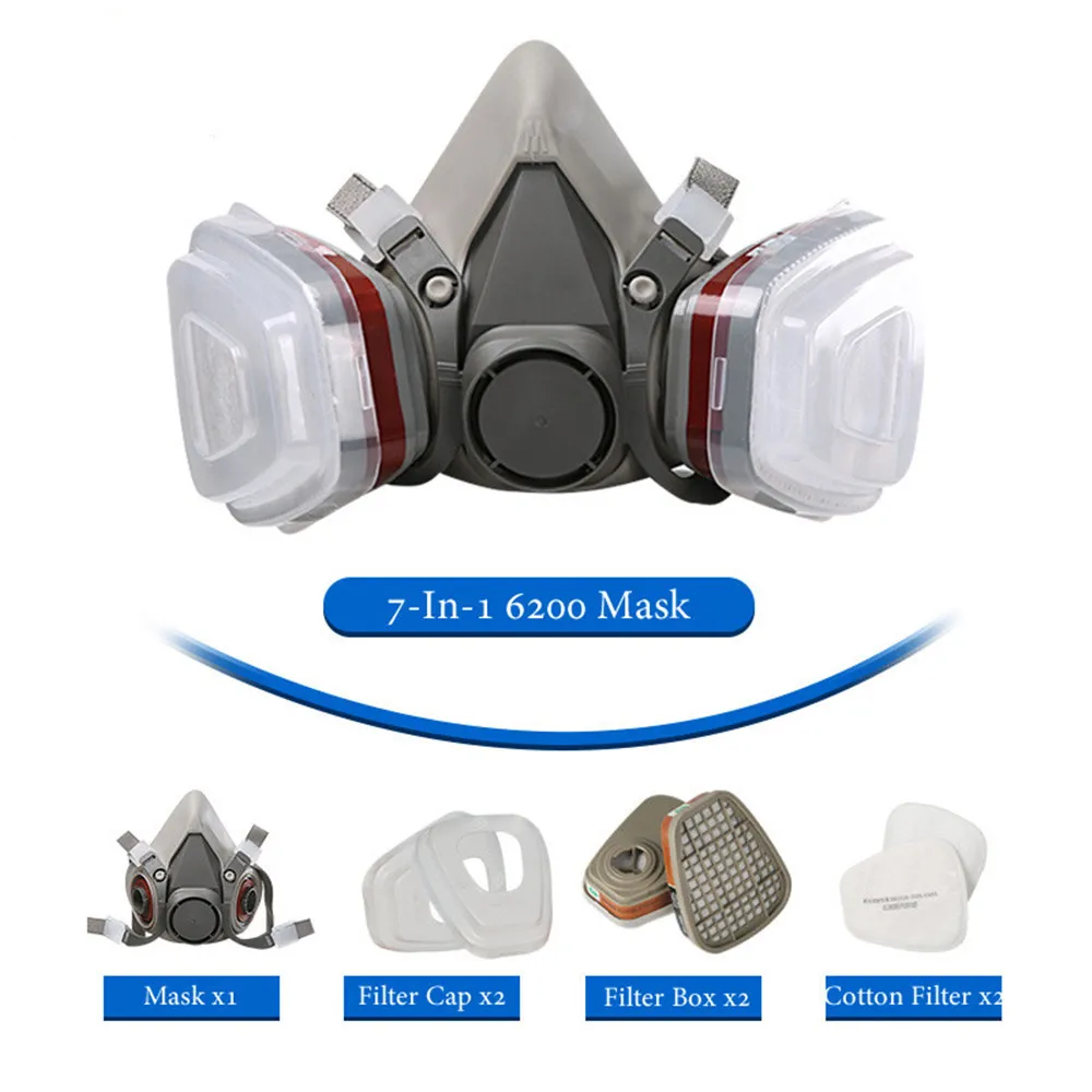 6200 6001 501 5N11 7pcs Suit Respirator Painting Spraying Filter Cartridge Cotton Face Gas Mask
6200 6001 501 5N11 7pcs Suit Respirator Painting Spraying Filter Cartridge Cotton Face Gas Mask