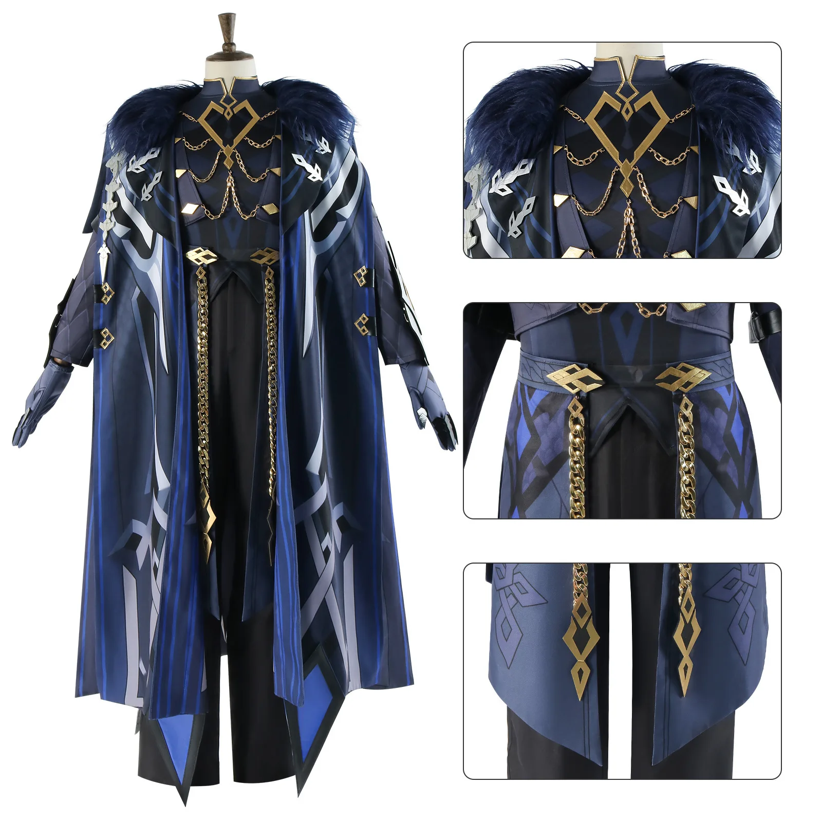 Genshin Impact Cosplay Costume for Traveler, Fool's Archon, Captain Kappitano, Anime Cosplay Costume
Genshin Impact Cosplay Costume for Traveler, Fool's Archon, Captain Kappitano, Anime Cosplay Costume