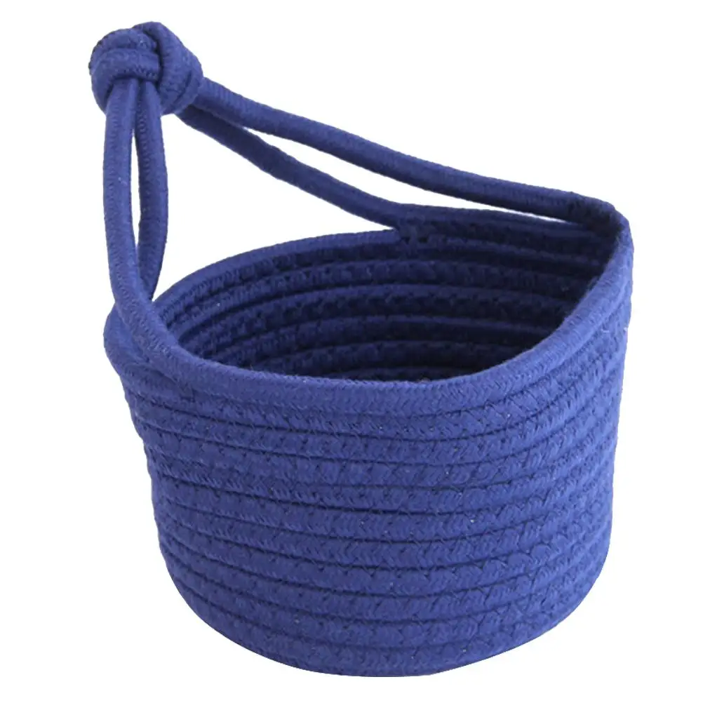 Cotton Rope Storage Basket Small Wicker Round Laundry Bins Shelf Organizer Home Accessories Hanging Basket Toy Storage Solution
Cotton Rope Storage Basket Small Wicker Round Laundry Bins Shelf Organizer Home Accessories Hanging Basket Toy Storage Solution