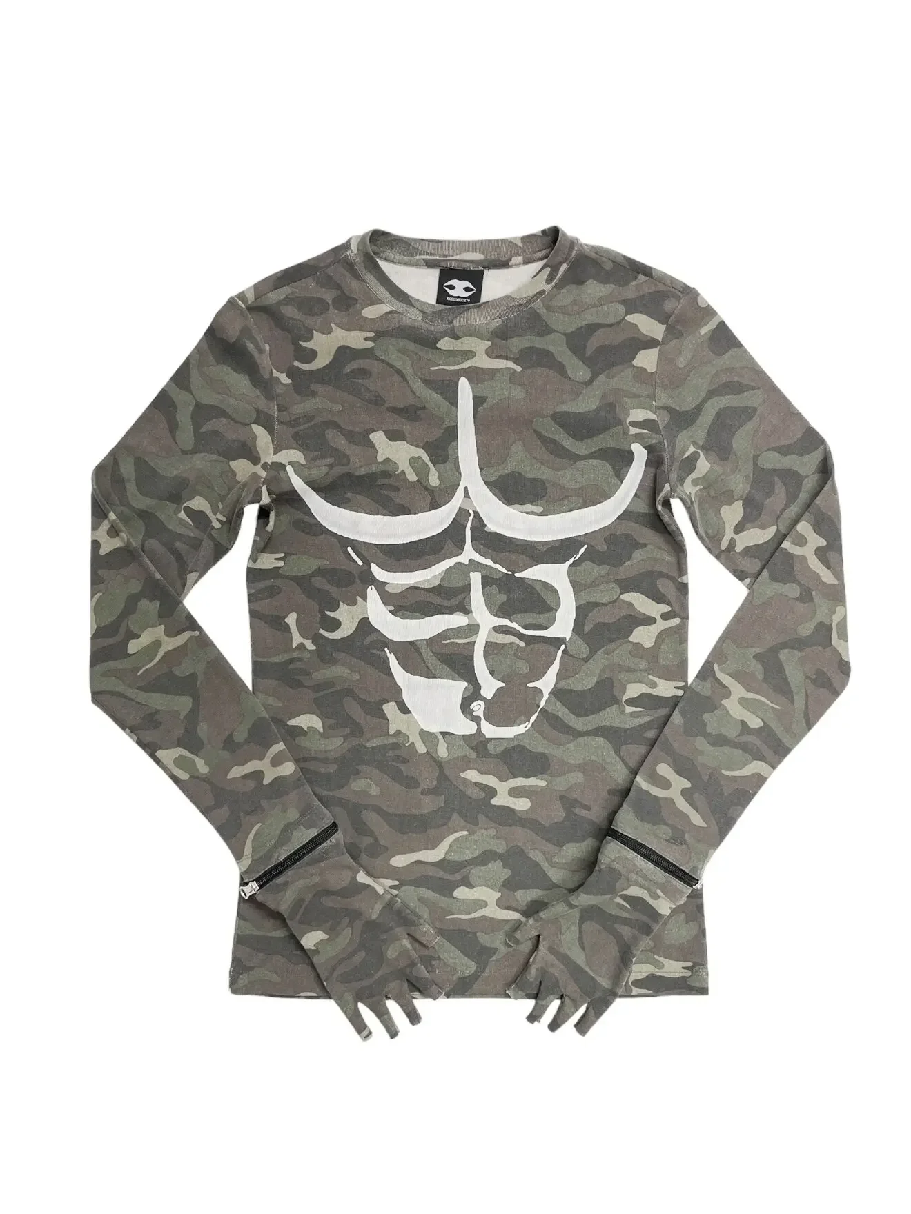 MOSAIC SOCIETY Camouflage Slim Skull Crew Neck Removable Gloves Long Sleeve Cortis
MOSAIC SOCIETY Camouflage Slim Skull Crew Neck Removable Gloves Long Sleeve Cortis