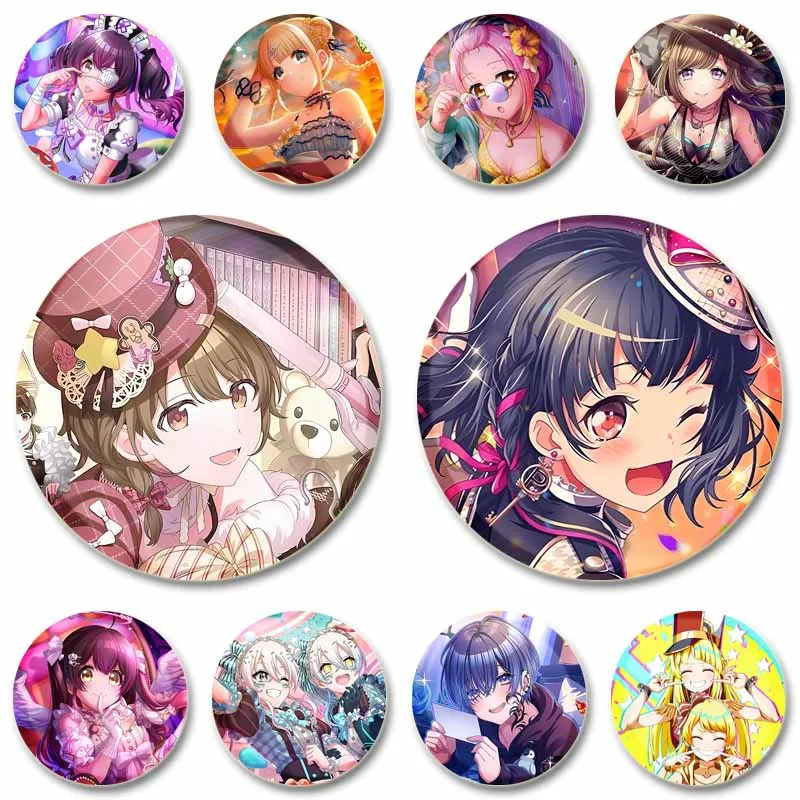 Cartoon Creative Anime Tinplate Brooch Cute D4DJ First Mix Characters Enamel Pins Muni Ohnaruto Saori Hidaka Badge Friend Gifts
Cartoon Creative Anime Tinplate Brooch Cute D4DJ First Mix Characters Enamel Pins Muni Ohnaruto Saori Hidaka Badge Friend Gifts