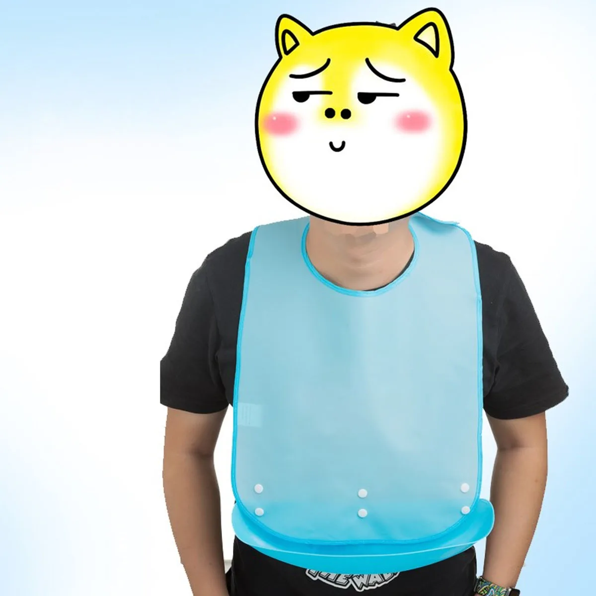 Водонепроницаемый нагрудник для взрослых из материала Eva, большой фартук для помощи при еде с подносом, небесно-голубой, легко чистится, моющаяся защита для одежды, размер M
Водонепроницаемый нагрудник для взрослых из материала Eva, большой фартук для помощи при еде с подносом, небесно-голубой, легко чистится, моющаяся защита для одежды, размер M