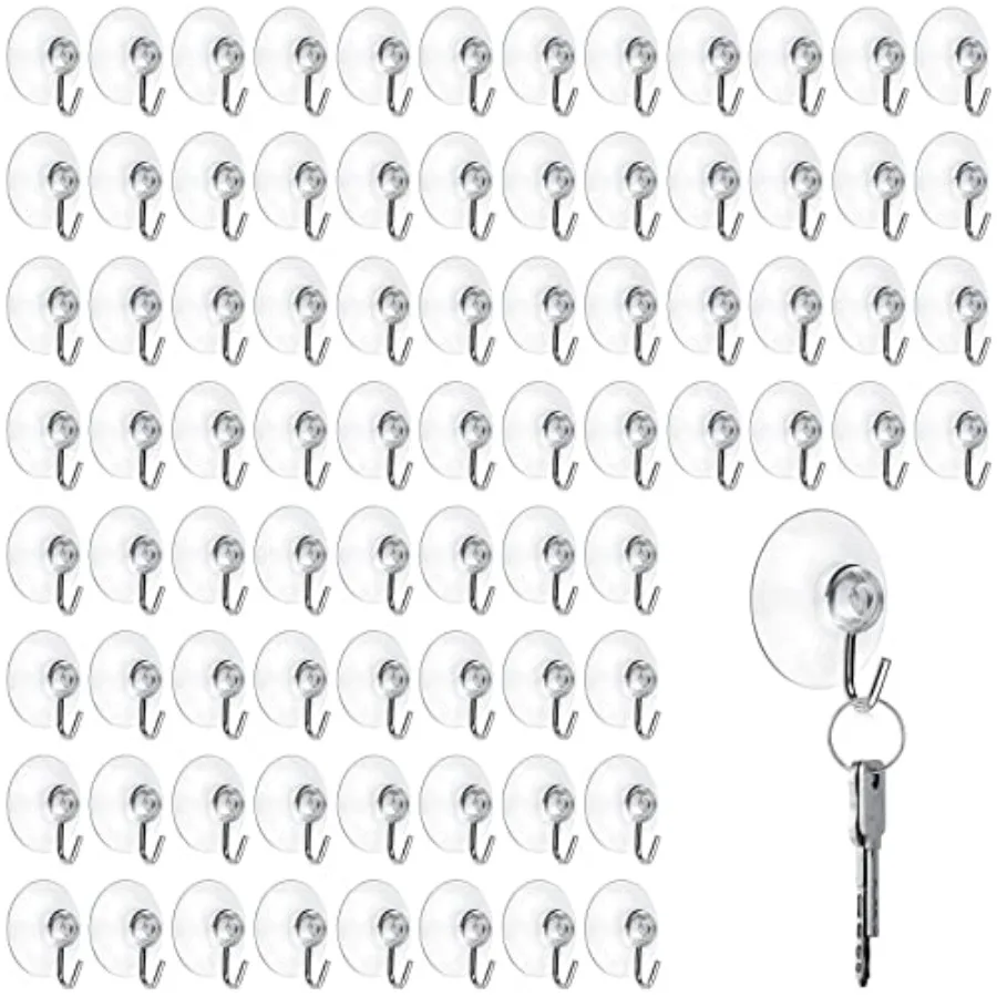 Pcs Suction Cup Hooks Wall Clear Suction Cups with Metal Hooks Window Hangers for Glass Wall Towel Hangers Supplies Bathroom Gl
Pcs Suction Cup Hooks Wall Clear Suction Cups with Metal Hooks Window Hangers for Glass Wall Towel Hangers Supplies Bathroom Gl