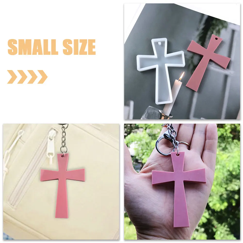 2Pcs Cross Keychain Mold Pendant Crafts Making DIY Silicone Epoxy Resin Non Stick Flexible Tool for Jewelry Accessories
2Pcs Cross Keychain Mold Pendant Crafts Making DIY Silicone Epoxy Resin Non Stick Flexible Tool for Jewelry Accessories