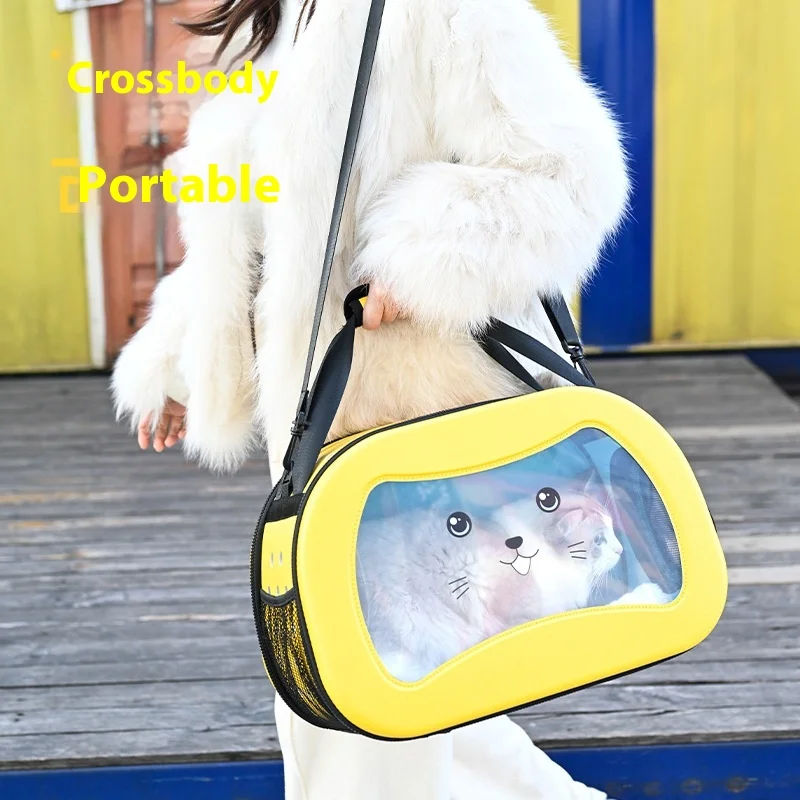 2025 New Foldable Transparent Cat Carrier Shoulder Bag Portable Breathable Pet Carrier foldable cat carrier
2025 New Foldable Transparent Cat Carrier Shoulder Bag Portable Breathable Pet Carrier foldable cat carrier