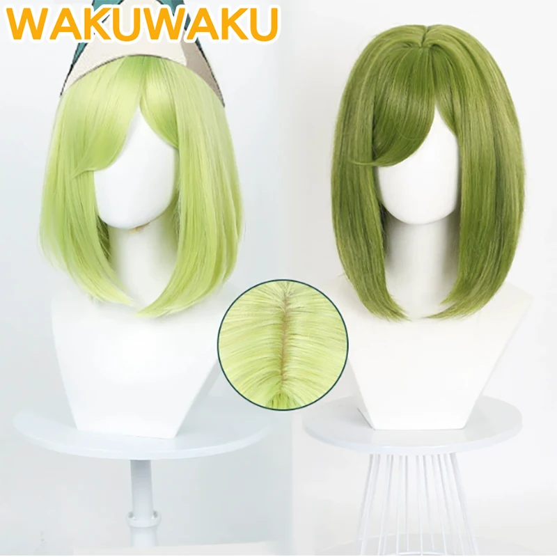 IN STOCK Coco Cosplay Wig Anime Witch Hat Atelier WakuWaku Women Green Short Hair Cute Coco Cosplay Free Wig Cap Heat Resistant
IN STOCK Coco Cosplay Wig Anime Witch Hat Atelier WakuWaku Women Green Short Hair Cute Coco Cosplay Free Wig Cap Heat Resistant