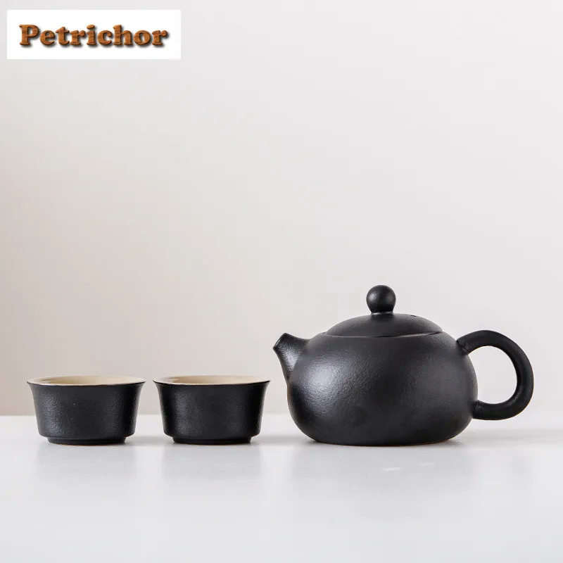Japanese Style Black Ceramic Tea Set Complete Set Antique Tea Ceremony Set Teapot And Tea Cup Set Teaware Accessories Ornaments
Japanese Style Black Ceramic Tea Set Complete Set Antique Tea Ceremony Set Teapot And Tea Cup Set Teaware Accessories Ornaments