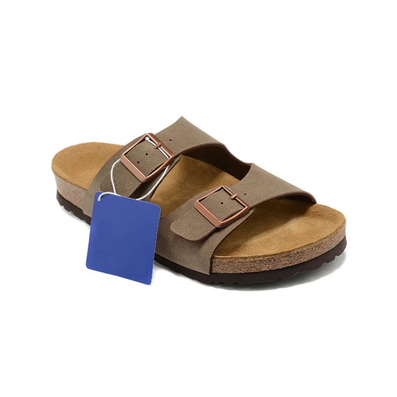 Summer Birken Women's Slippers Cork Sandals Outdoor Casual Flats Leather Double Buckle Beach Slippers Men's Flip-flops
Summer Birken Women's Slippers Cork Sandals Outdoor Casual Flats Leather Double Buckle Beach Slippers Men's Flip-flops